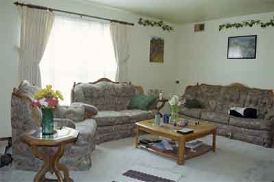 The living room